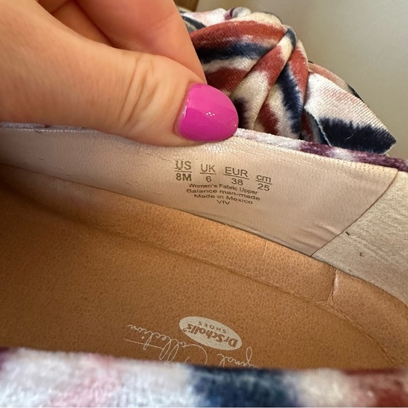 Dr. Scholl's | Viv Original Collection Henna Multi Printed Velvet Size 8 Women's - Picture 6 of 7